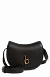 Burberry Womens Black Rocking Horse Leather Shoulder Bag In Beige,black