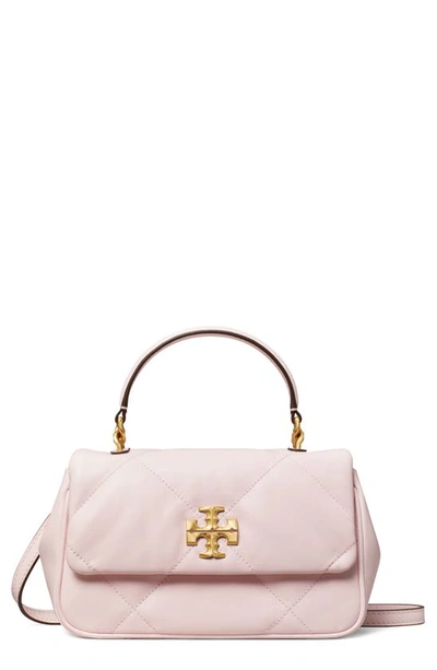 Tory Burch Women's Kira Diamond-quilted Leather Top-handle Bag In Rose Salt