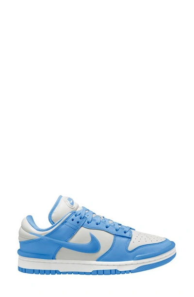 Nike Dunk Low Twist Sneaker In Photon Dust  University Blue  & White
