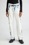 Proenza Schouler Ellsworth Low-rise Straight-leg Jeans In Bleach Out