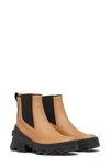 Sorel Brex™ Waterproof Chelsea Boot In Tawny Buff/ Black
