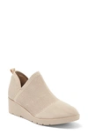 Taryn Rose Kabe Knit Wedge Bootie In Nude Knit