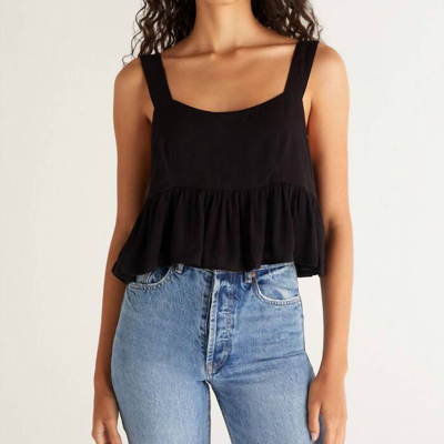 Z Supply Rio Crop Tank In Black