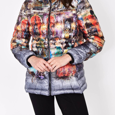 Dolcezza Dance Party Woven Coat In Multi