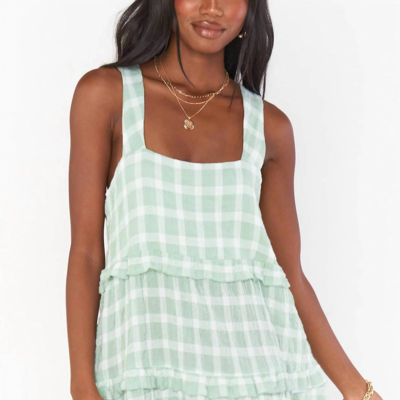 Show Me Your Mumu Napa Mini Dress In Green