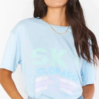 Show Me Your Mumu Vinny Tee In Blue