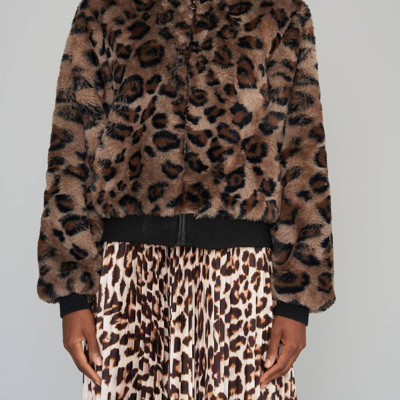 Le Superbe Bengal Bomber Jacket In Brown