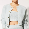 SOLID & STRIPED THE CARLY CROPPED CARDIGAN