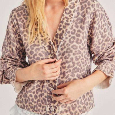 Loveshackfancy Boscom Cardigan In Beige