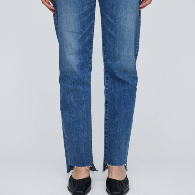 Moussy Vintage Harris Straight Jeans In Blue