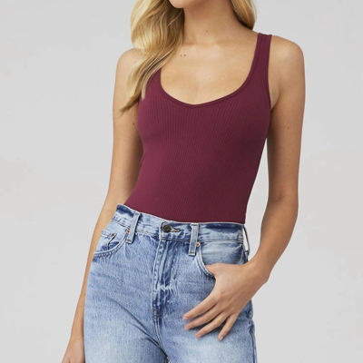 Free People Xyz Bodysuit In Red