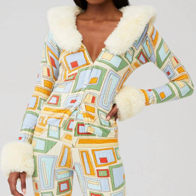 HOUSE OF SUNNY PEPPERLAND PEGGY CARDIGAN IN PUZZLE PRINT 