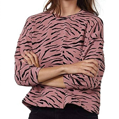 Velvet By Graham & Spencer Hilda Sweatshirt In Pink