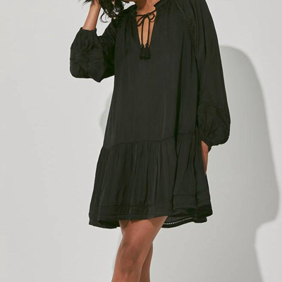 Cleobella Rose Mini Dress In Black