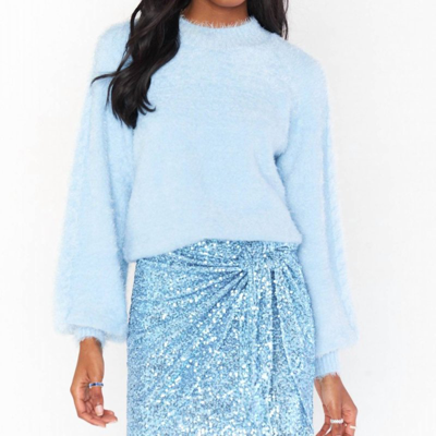 Show Me Your Mumu Why Knot Skirt In Blue