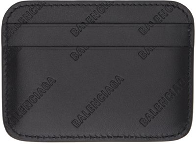 Balenciaga Black Cash Card Holder In 1000 Black