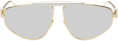 LOEWE GOLD & SILVER SPOILER NEW AVIATOR SUNGLASSES