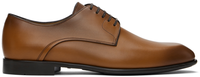 Ferragamo Two Tone Derby In New Vicuna