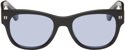 Off-white Black Moab Sunglasses In Black Light Blue