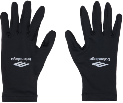 Balenciaga Black Gl Technical Gloves