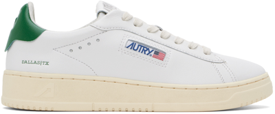 Autry Dallas Leather Low-top Sneakers In White