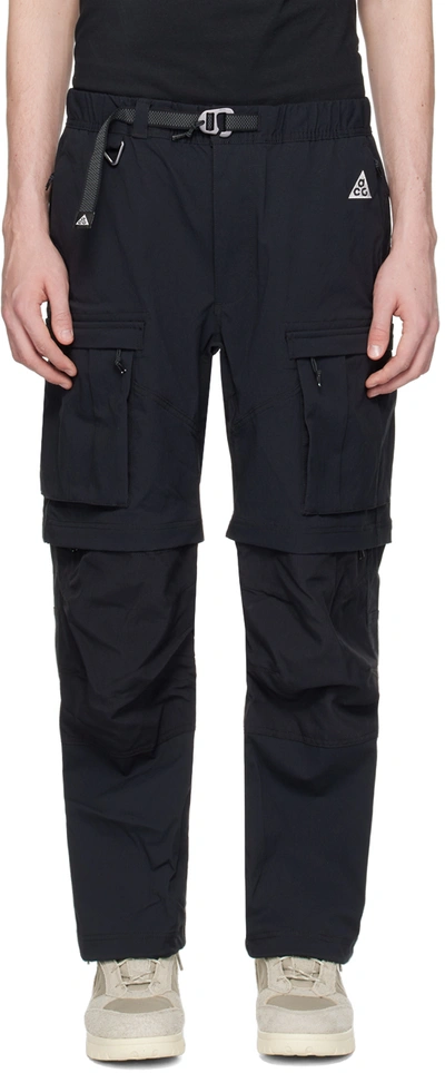 Nike Black Smith Summit Cargo Pants In Black/anthracite/sum