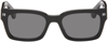 Off-white Black Midland Sunglasses In Black Dark Grey