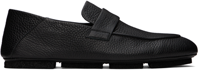 Officine Creative Black C-side 001 Loafers In Nero