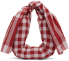 STRONGTHE RED& WHITE PILLOW BAG
