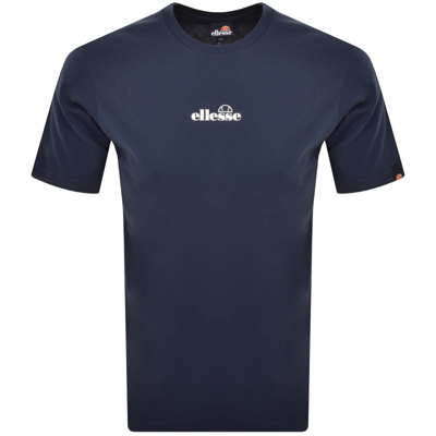 Ellesse Ollio Logo T Shirt Navy