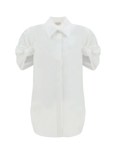 Alexander Mcqueen Shirts In Optical White