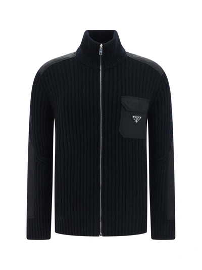 Prada Knitwear In Nero