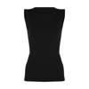 Wolford Aurora Crewneck Stretch-jersey In Black