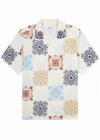 WAX LONDON DIDCOT EMBROIDERED COTTON-BLEND SHIRT
