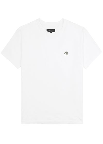 Rag & Bone Monster Cotton T-shirt In White