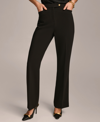 Donna Karan Women's Straight Leg Pants, Regular & Petite Sizes In Black