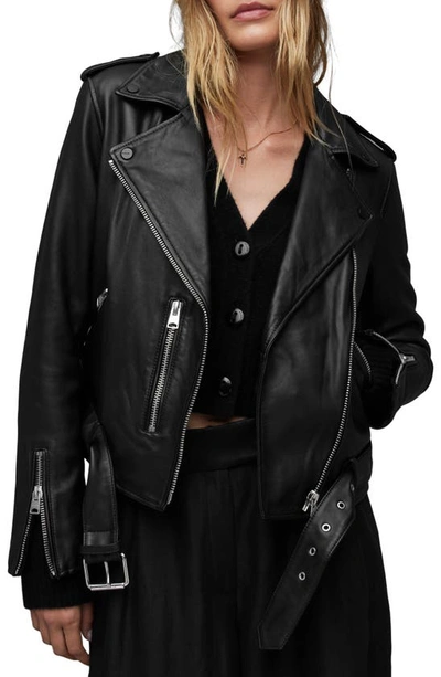 ALLSAINTS ALLSAINTS BALFERN LEATHER BIKER JACKET