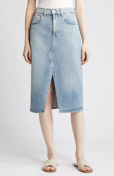 Ag Alicia Denim Skirt In Eclipsed