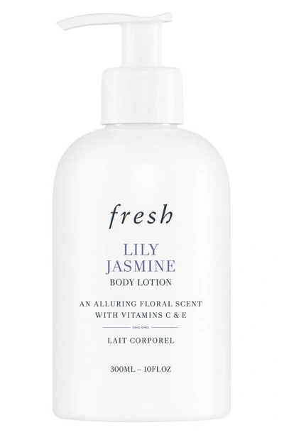 Fresh Lily Jasmine Body Lotion, 10 oz In White