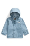 The North Face Antora Waterproof Recycled Polyester Rain Jacket In Steel Blue