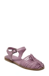 Free People Frankie Fisherman Sandal In Lavender Leather