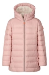 Save The Duck Kids Pink Wintermantel For Girls