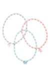 CAPELLI NEW YORK KIDS' ASSORTED SET OF 3 BEAD NECKLACES