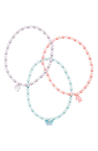 Capelli New York Kids' Assorted Set Of 3 Bead Necklaces In Multi