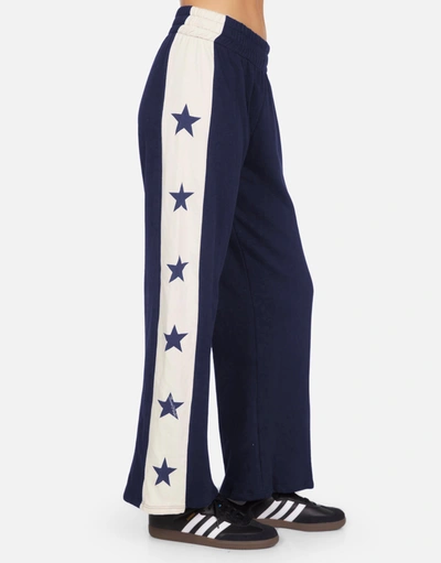 Lauren Moshi Tawny Stars In Navy/ Bone