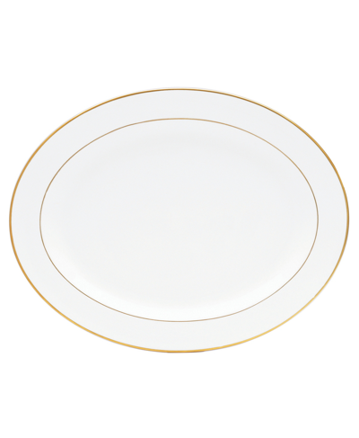 Bernardaud "palmyre" Oval Platter, 15" In White