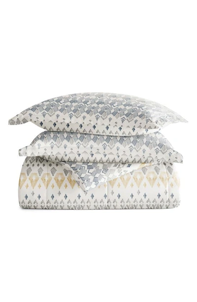 Ienjoy Home Geo Print 3-piece Comforter Set In Gray
