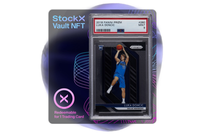 Pre-owned Stockx Vault Nft Luka Doncic 2018 Panini Prizm Rookie #280 - Psa 9 Vaulted Goods