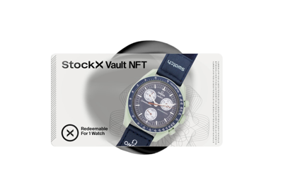 Pre-owned Stockx Vault Nft Swatch X Omega Bioceramic Moonswatch Mission To Earth So33g100 Vaulted Goods