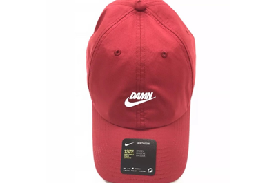 Pre-owned Tde X Nike Swoosh Logo Hat Red